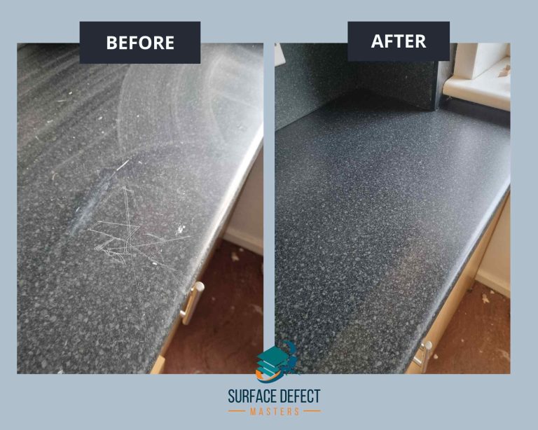 Chipped Quartz Worktop Repairs