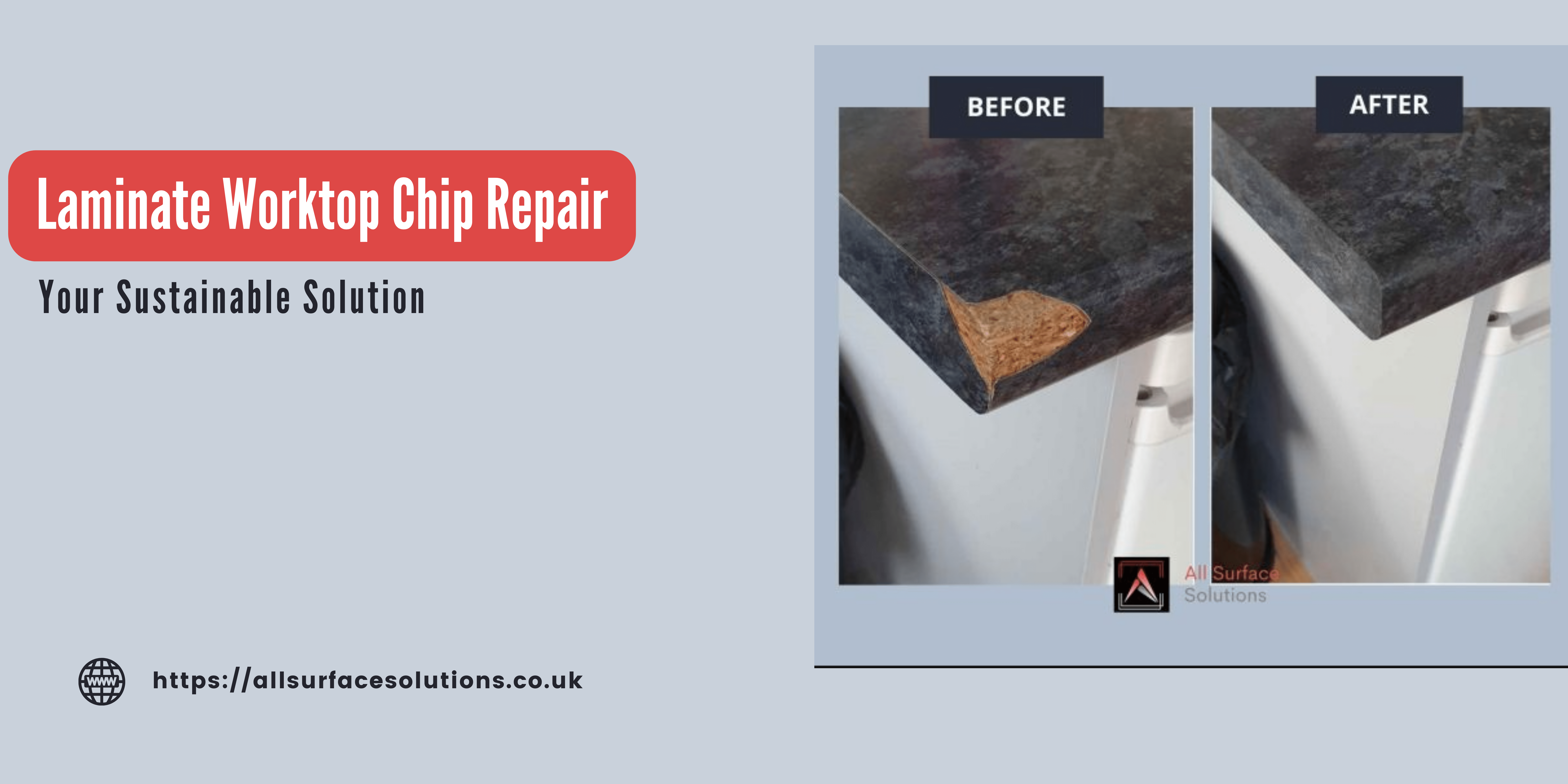 Laminate Worktop Chip Repair