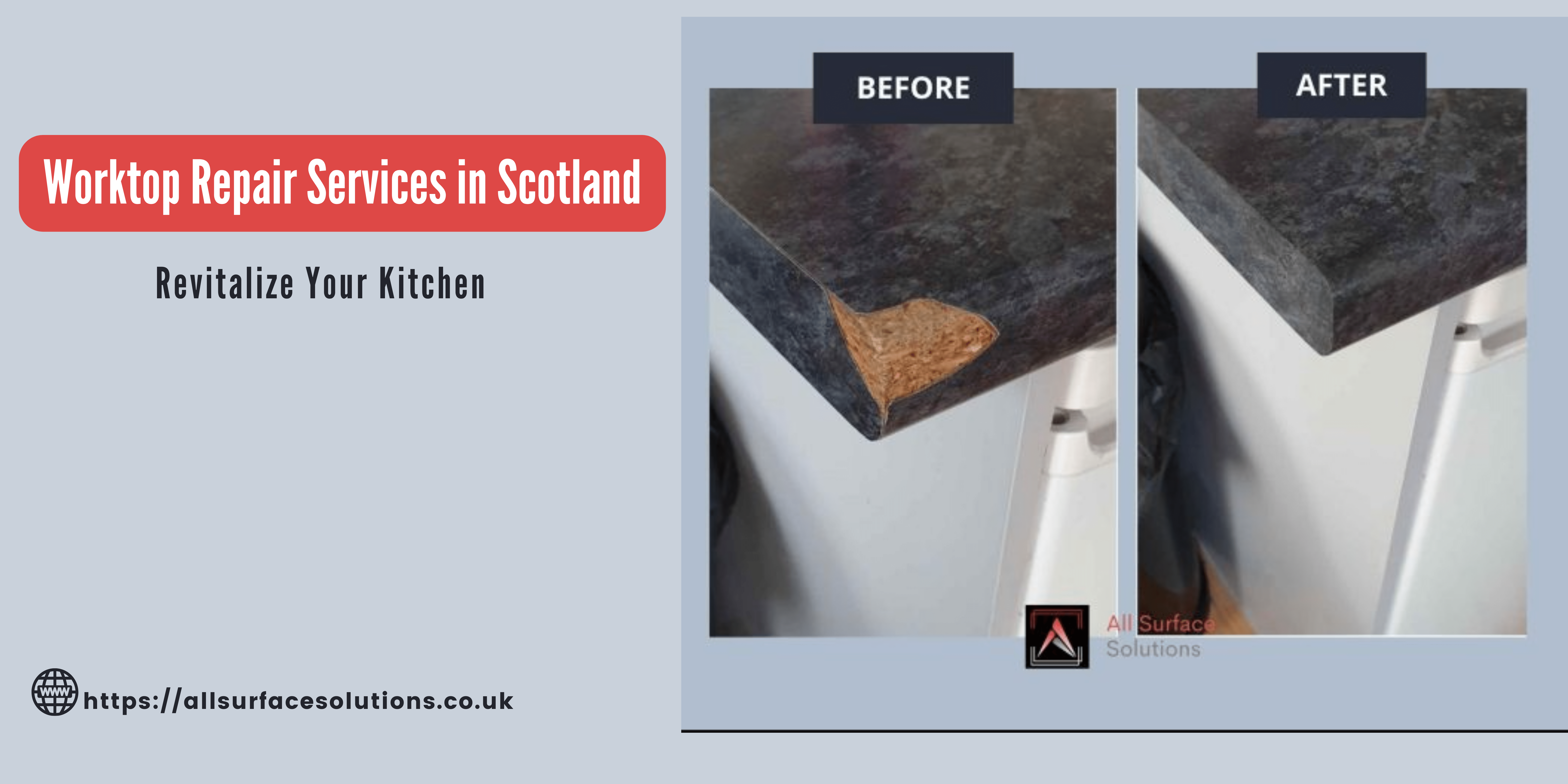 Worktop Repair Services in Scotland