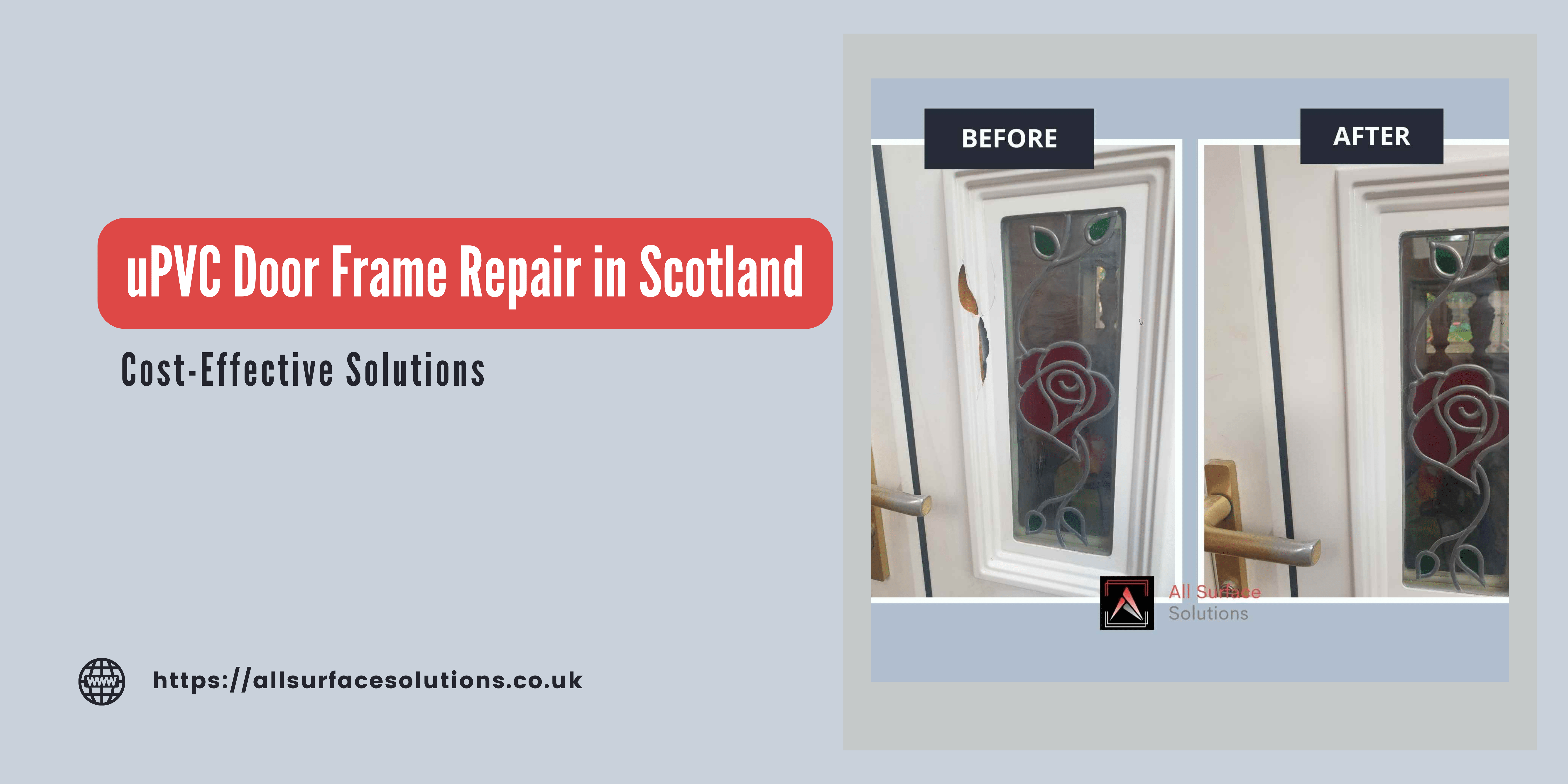 uPVC Door Frame Repair in Scotland